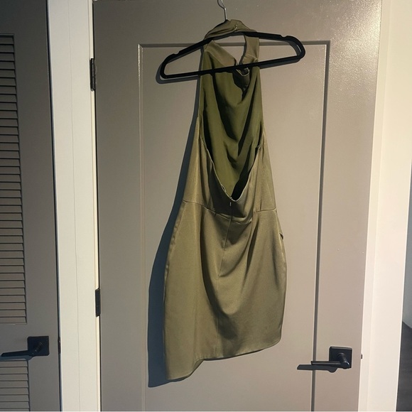 Elliatt Olive Green Asymmetrical Dress - Picture 7 of 12